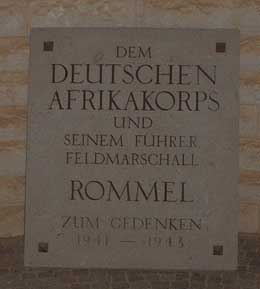 Rommel plaque