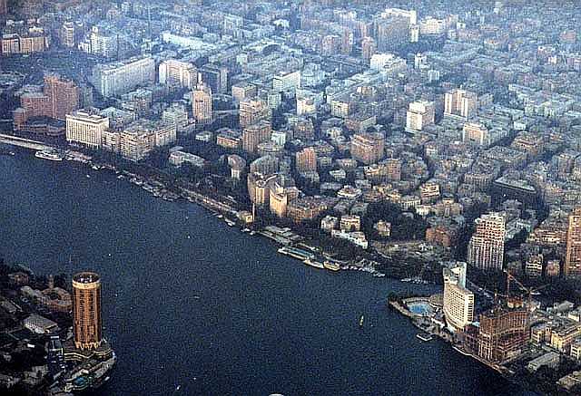 Garden City seen from Swissair flight. Picture courtesy Donat Agosti