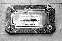 Cairo's first historic plaque