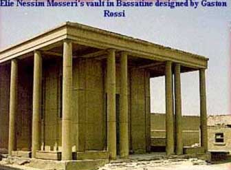 Elie Mosseri mausoleum in Bassatine