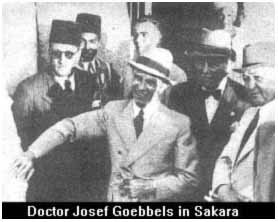 Dr. Goebbles in sakkara