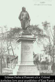 Soliman Pasha statue
