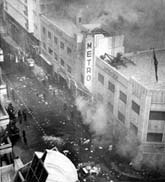 Metro on fire January 1952 