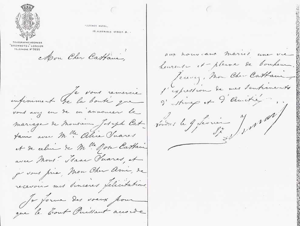 letter from Khedive Ismail