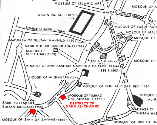 Timraz Ahmadi Mosque map