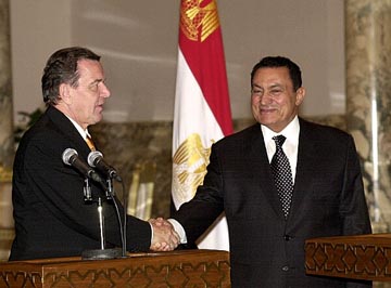 Mubarak-Schroeder
