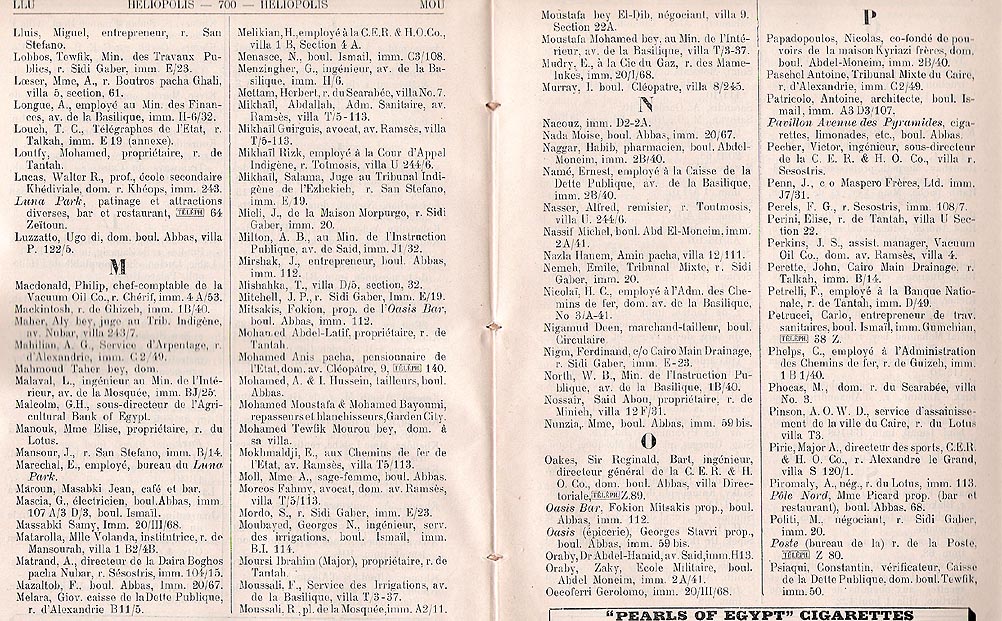 Heliopolis resident 1913 - page 4