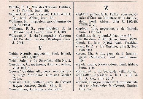 Heliopolis resident 1913 - page 6