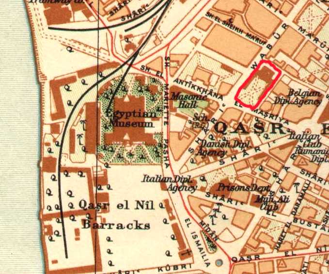 HALIM PALACE MAP circa 1920