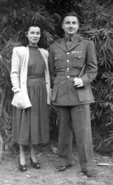 Princess Fawzia with Colonel Ismail Chirine