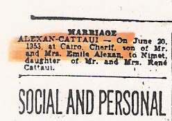 marriage-Nimet Cattaui