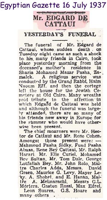 obituary-Edgard Cattaui