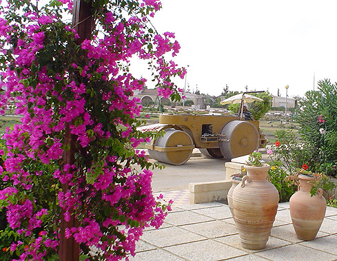 laying out the streets